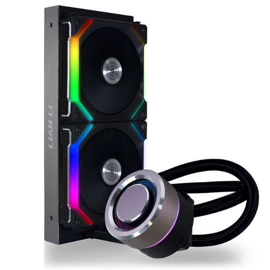 Lian Li Galahad AIO 240 UNI Fan SL Edition Black 240mm RGB Siyah İşlemci Sıvı Soğutucu resmi