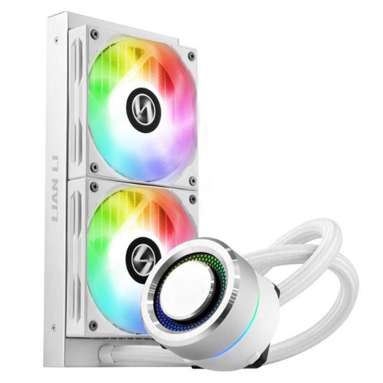 Lian Li Galahad AIO 240 White 240mm RGB Beyaz İşlemci Sıvı Soğutucu resmi