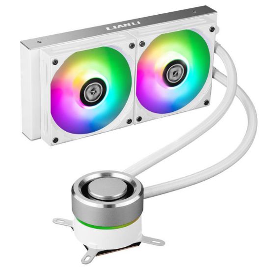 Lian Li Galahad AIO 240 White 240mm RGB Beyaz İşlemci Sıvı Soğutucu resmi