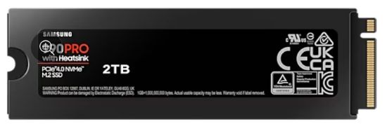 2TB SAMSUNG 990 PRO SOĞUTUCULU M.2 NVMe 7450/6900MB/s MZ-V9P2T0CW resmi