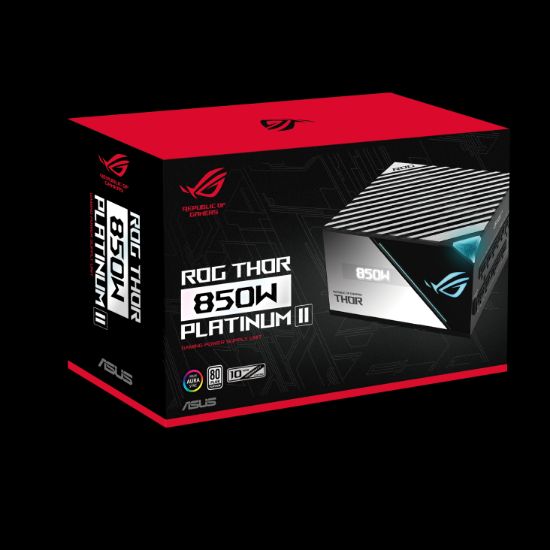 ASUS ROG-THOR-850P2 PLATINUM 850W GÜÇ KAYNAĞI resmi