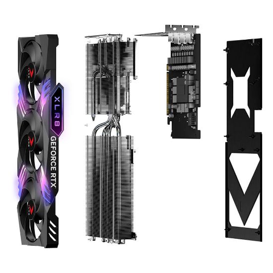 PNY RTX 4070 Ti XLR8 Gaming VERTO 12GB GDDR6X 192Bit (VCG4070T12TFXXPB1) resmi