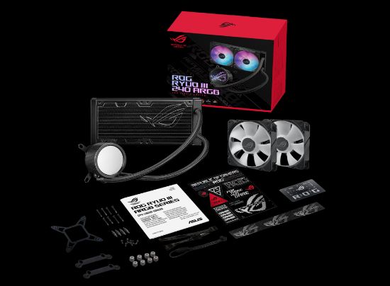 ASUS ROG RYUO III 240 ARGB 240MM SIVI SOĞUTUCU resmi