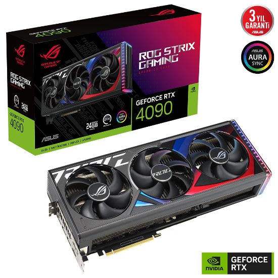 ASUS ROG-STRIX-RTX4090-24G-GAMING GDDR6X HDMI DP 384BIT resmi