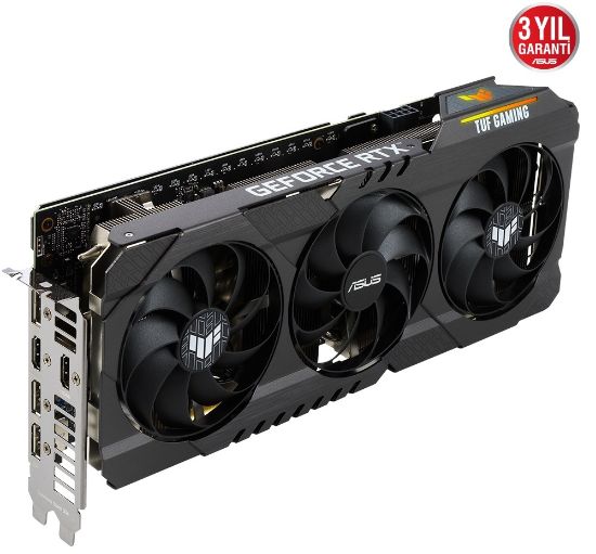 ASUS TUF-RTX3060-O12G-V2-GAMING 12GB GDDR6 DP HDMI 192BİT resmi