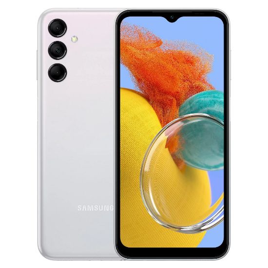 SAMSUNG GALAXY M14 5G 128GB 4GB RAM GÜMÜŞ – DİST. resmi