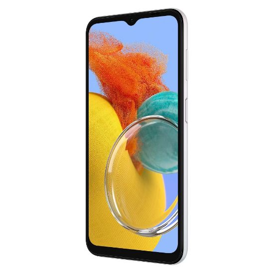 SAMSUNG GALAXY M14 5G 128GB 4GB RAM GÜMÜŞ – DİST. resmi