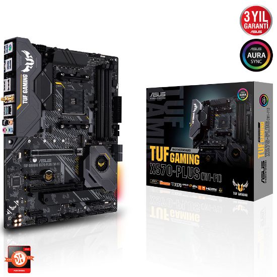 ASUS TUF GAMING X570-PLUS WI-FI DDR4  M.2 AM4 resmi