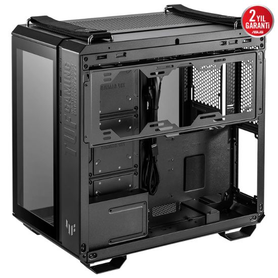 ASUS TUF GAMING GT502 TEMPERLİ CAM SİYAH KASA resmi