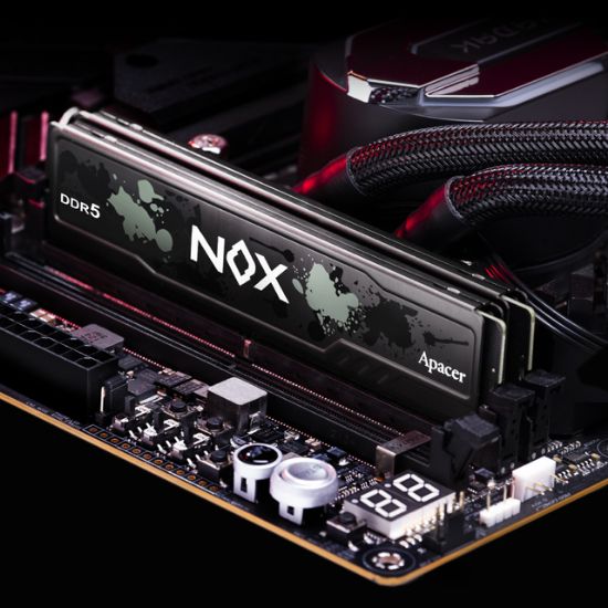 APACER NOX DDR5 16GB (2x8GB) 5600 MHz CL40 Gaming RAM (AH5U16G56C52RMBAA-2) resmi