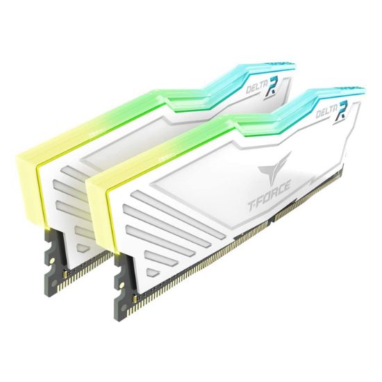 Team T-Force Delta RGB White 32GB (2x16GB) 3200MHz CL16 DDR4 Gaming Ram (TF4D432G3200HC16FDC01) resmi