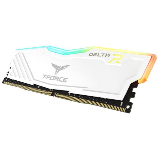 Team T-Force Delta RGB White 32GB (2x16GB) 3200MHz CL16 DDR4 Gaming Ram (TF4D432G3200HC16FDC01) resmi