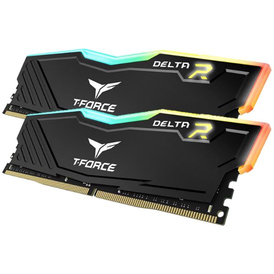 Team T-Force Delta RGB Black 32GB (2x16GB) 3200MHz CL16 DDR4 Gaming Ram (TF3D432G3200HC16FDC01) resmi