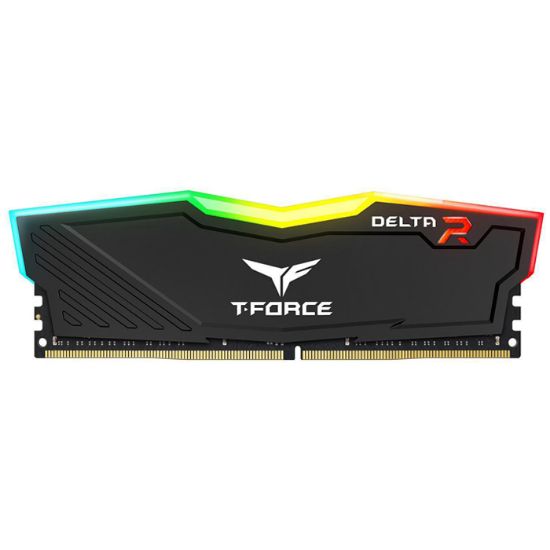 Team T-Force Delta RGB Black 32GB (2x16GB) 3200MHz CL16 DDR4 Gaming Ram (TF3D432G3200HC16FDC01) resmi