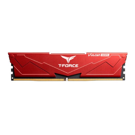 Team T-Force Vulcan Red 32GB(2x16GB) 6000Mhz DDR5 CL38 Gaming Ram (FLRD532G6000HC38ADC01) resmi