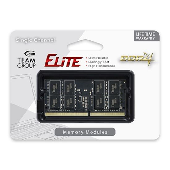 Team Elite 4GB (1x4GB) 2666MHz SODIMM CL19 DDR4 Ram ( TED44G2666C19-S01 ) resmi