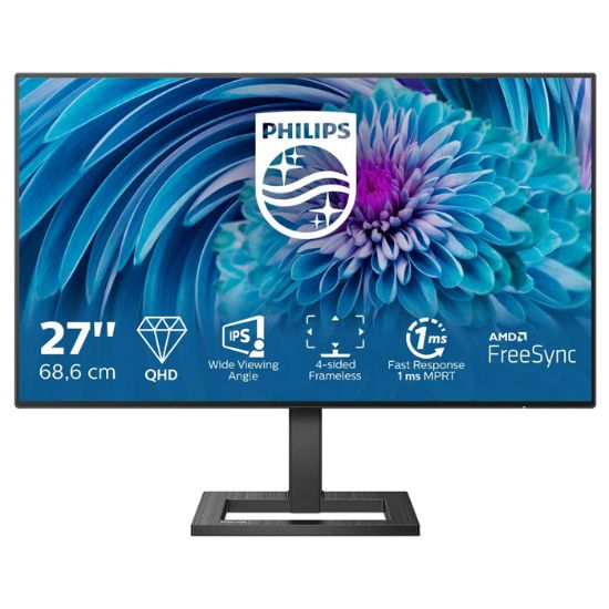 27 PHILIPS 275E2FAE-00 1MS 75HZ QHD HDM/DP MONITOR resmi