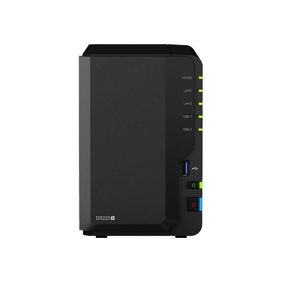 SYNOLOGY DS220PLUS 2 YUVALI 2GB NAS DEPOLAMA ÜNİTESİ resmi