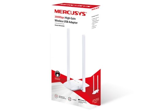 TP-LINK MERCUSYS MW300UH 300MBPS WIRELES ADAPTÖR resmi