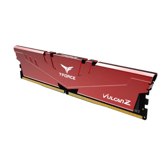 Team T-Force Vulcan Z Red 16GB (2x8GB) 3200MHz CL16 DDR4 Gaming Ram (TLZRD416G3200HC16CDC01) resmi