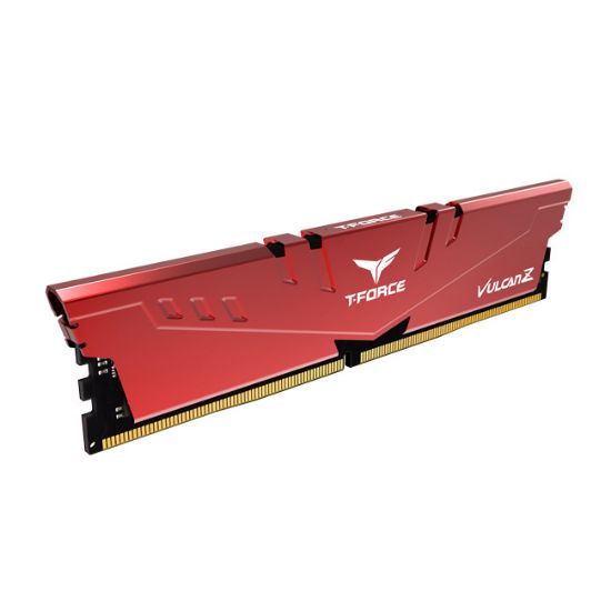 Team T-Force Vulcan Z Red 16GB (2x8GB) 3200MHz CL16 DDR4 Gaming Ram (TLZRD416G3200HC16CDC01) resmi