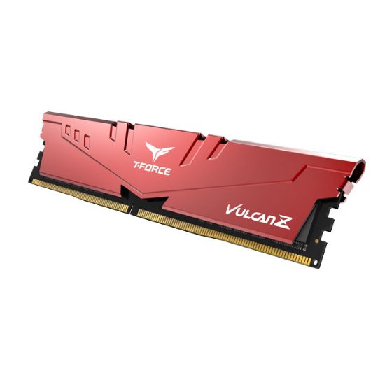 Team T-Force Vulcan Z Red 16GB (2x8GB) 3200MHz CL16 DDR4 Gaming Ram (TLZRD416G3200HC16CDC01) resmi