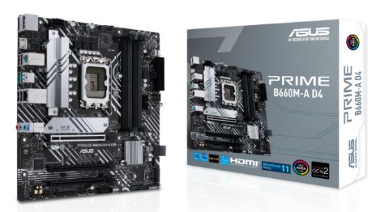 ASUS PRIME B660M-A D4 DDR4 5333(OC) HDMI DP M.2 mATX 1700P resmi