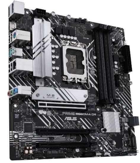 ASUS PRIME B660M-A D4 DDR4 5333(OC) HDMI DP M.2 mATX 1700P resmi