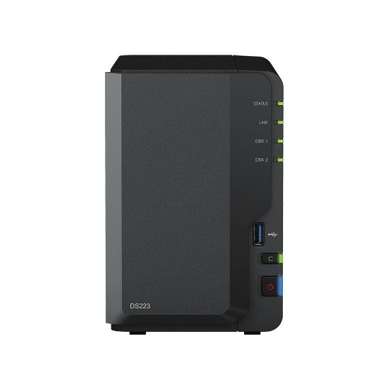 SYNOLOGY DS223 NAS 2YUVALI NAS DEPOLAMA ÜNİTESİ resmi