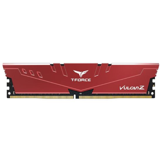 Team T-Force Vulcan Z Red 8GB (1x8GB) 3200MHz CL16 DDR4 Gaming Ram (TLZRD48G3200HC16F01) resmi