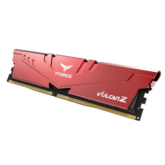 Team T-Force Vulcan Z Red 8GB (1x8GB) 3200MHz CL16 DDR4 Gaming Ram (TLZRD48G3200HC16F01) resmi