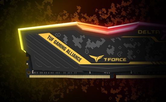 32 GB DDR4 3200M T-FORCE DELTA RGB TUF YELLOW 16x2 resmi