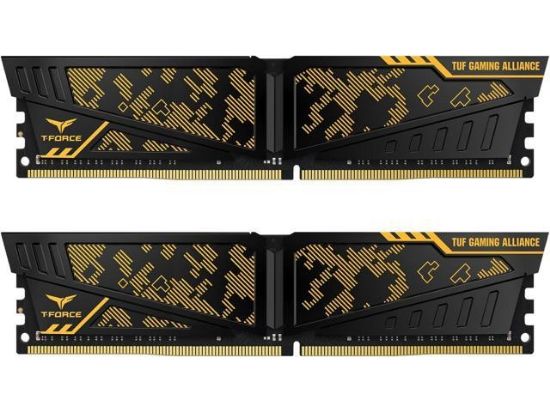 Team T-Force Vulcan TUF Gaming Alliance 16GB (2x8GB) 3600MHz CL19 DDR4 Gaming Ram (TLTYD416G3600HC19ADC01) resmi