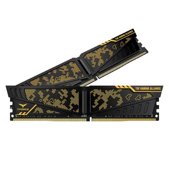 Team T-Force Vulcan TUF Gaming Alliance 16GB (2x8GB) 3600MHz CL19 DDR4 Gaming Ram (TLTYD416G3600HC19ADC01) resmi