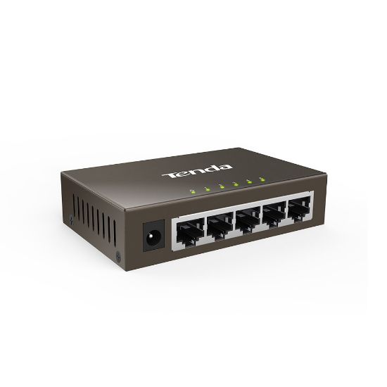 TENDA TEG1005D 5PORT 10/100/1000 YÖNETİLEMEZ SWITCH resmi