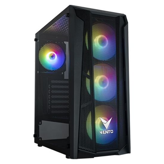 VENTO VG15FE 650W 80 PLUS TEMPRELİ CAM ATX KASA resmi