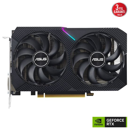 ASUS DUAL-RTX3050-O8G V2 8GB GDDR6 HDMI 128BIT  resmi