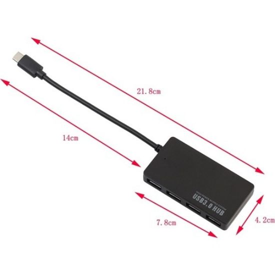 CODEGEN CDG-CNV38 TYPE-C TO 4 PORT USB 3.0 HUB     resmi