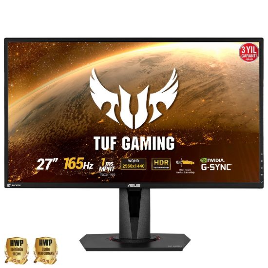 27 ASUS VG27AQ WQHD IPS 1MS 165HZ 2K 2xHDMI DP  resmi