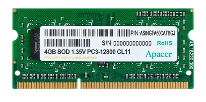 Apacer 4 GB DDR3 1600Mhz SODIMM 1.35V NOTEBOOK RAM (DS.04G2K.KAM) resmi