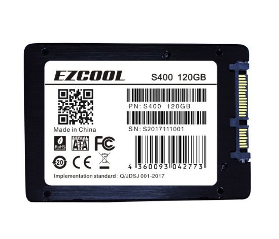 120 GB EZCOOL SSD S400/120GB 3D NAND 2,5" 560-530 MB/s resmi