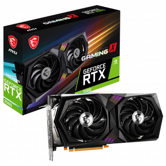 MSI GEFORCE RTX 3060 GAMING X 12G 12GB GDDR6 HDMI DP 192BİT  resmi