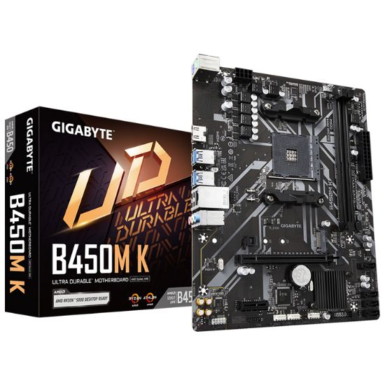 GIGABYTE B450M K AMD B450 DDR4 M2 mATX resmi