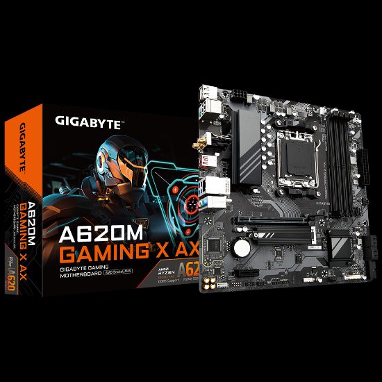 GIGABYTE A620M GAMING X AX DDR5 6400 HDMI mATX AM5 resmi