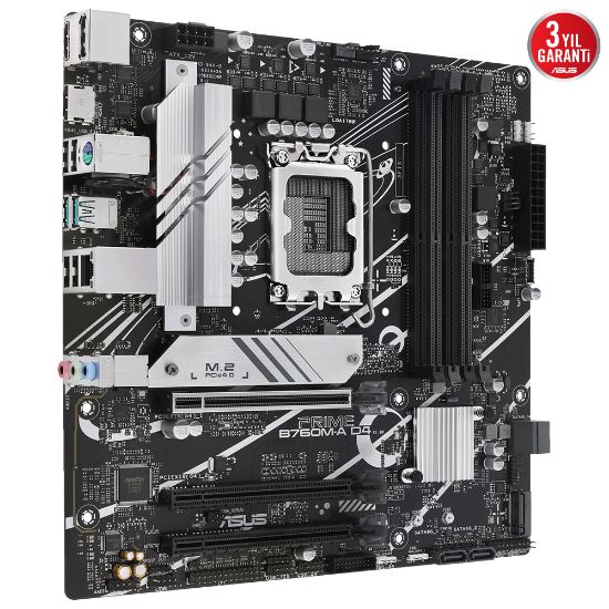 ASUS PRIME B760M-A D4 5333MHz(OC) M.2 mATX 1700p resmi