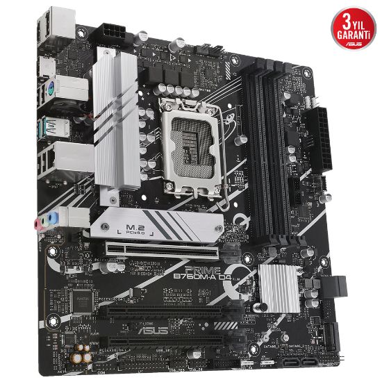 ASUS PRIME B760M-A D4 5333MHz(OC) M.2 mATX 1700p resmi