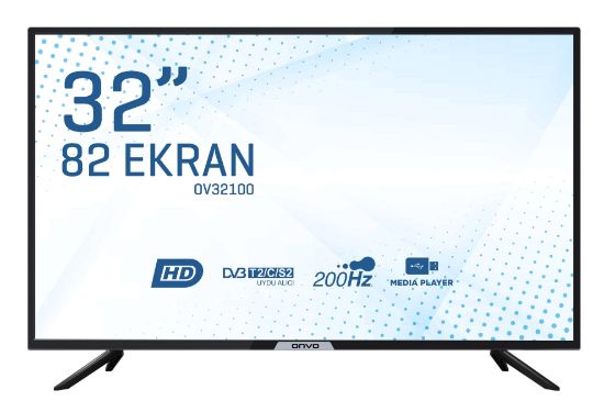 ONVO OV32100 32” UYDU ALICILI HD LED TV   resmi