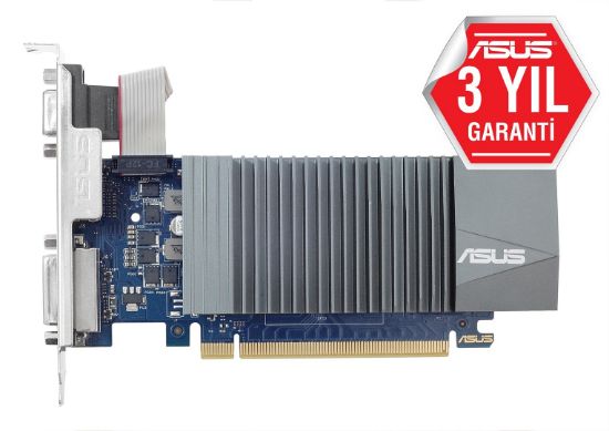 ASUS GT710-SL-2GD3-BRK-EVO 2GB DDR3 64Bit DVI/HDMI resmi