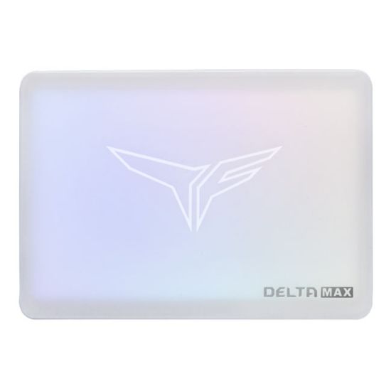 Team DELTA MAX LITE RGB 512GB 550-500MB/s 2.5" SATA3 Beyaz SSD Disk (T253TM512G0C425) resmi