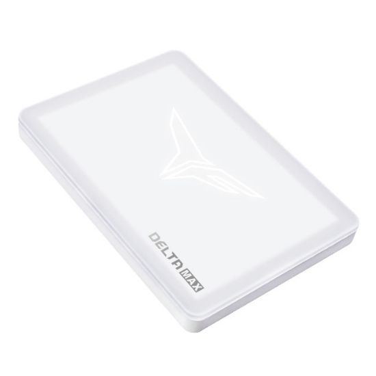 Team DELTA MAX LITE RGB 512GB 550-500MB/s 2.5" SATA3 Beyaz SSD Disk (T253TM512G0C425) resmi